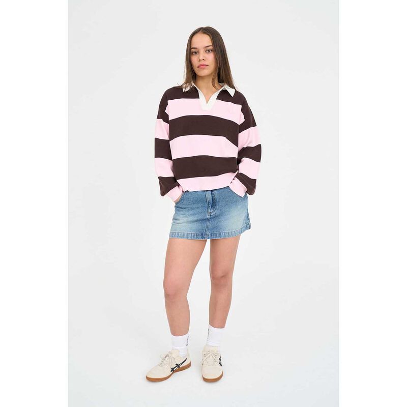 Huffer Slouchy Knit Polo image number 3